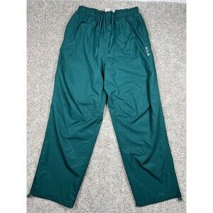 Vintage TYR Track Pants Mens Medium Green Nylon Windbreaker Y2K